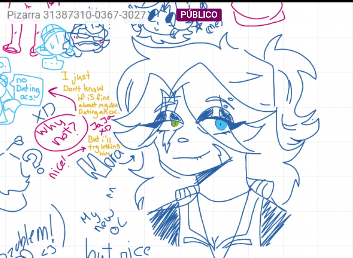 jupiterartboy06's tweet photo. Aquí les dejo algunos dibujos en una pizarra de dibujo compartida en público de un artista de habla inglesa, yo les dejo aquí mismo mi propia pizarra pública para que puedan unirse a dibujar junto a mi
https://t.co/yOmhu2dAy0
No duden en ir!!!
#drawing #dibujarjuntos #unanse https://t.co/eUbuQCqVnQ