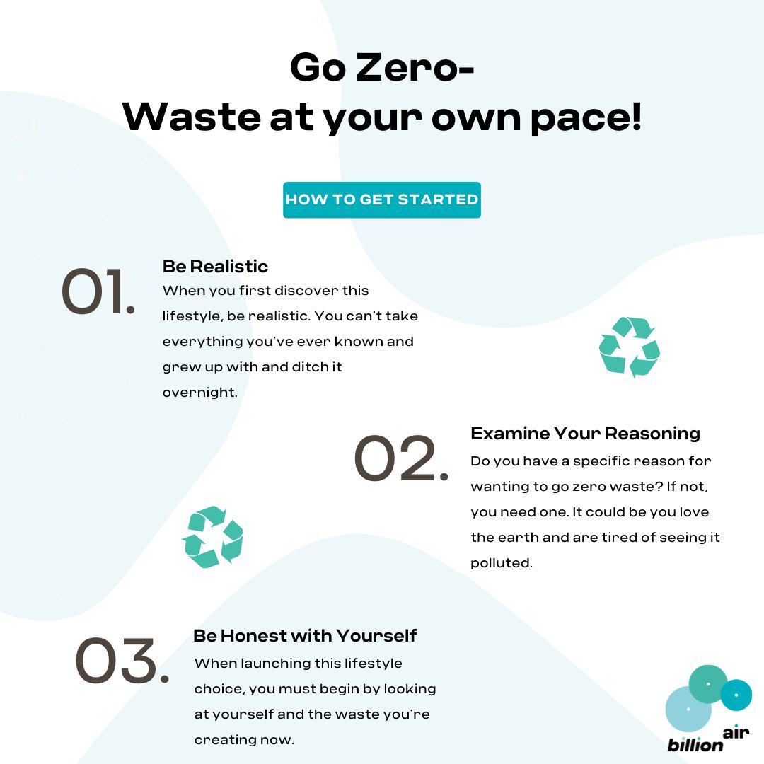 🌍🌱Are you ready to make a positive impact on the environment and reduce your waste? Going #zerowaste might seem like a daunting task, but with the right mindset and approach, you can make a difference, one step at a time.

#sustainableliving #greenfuture #gogreen #billionair