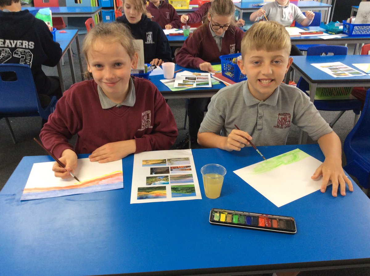 In Yarrow team today we are creating our fantastic landscape art work <a href="/BlackrodPSch/">Blackrod Primary</a> <a href="/Ringgold_BPS/">Ringgold_BPS</a> <a href="/Mahlangu_Bps/">@Mahlangu_BPS</a>