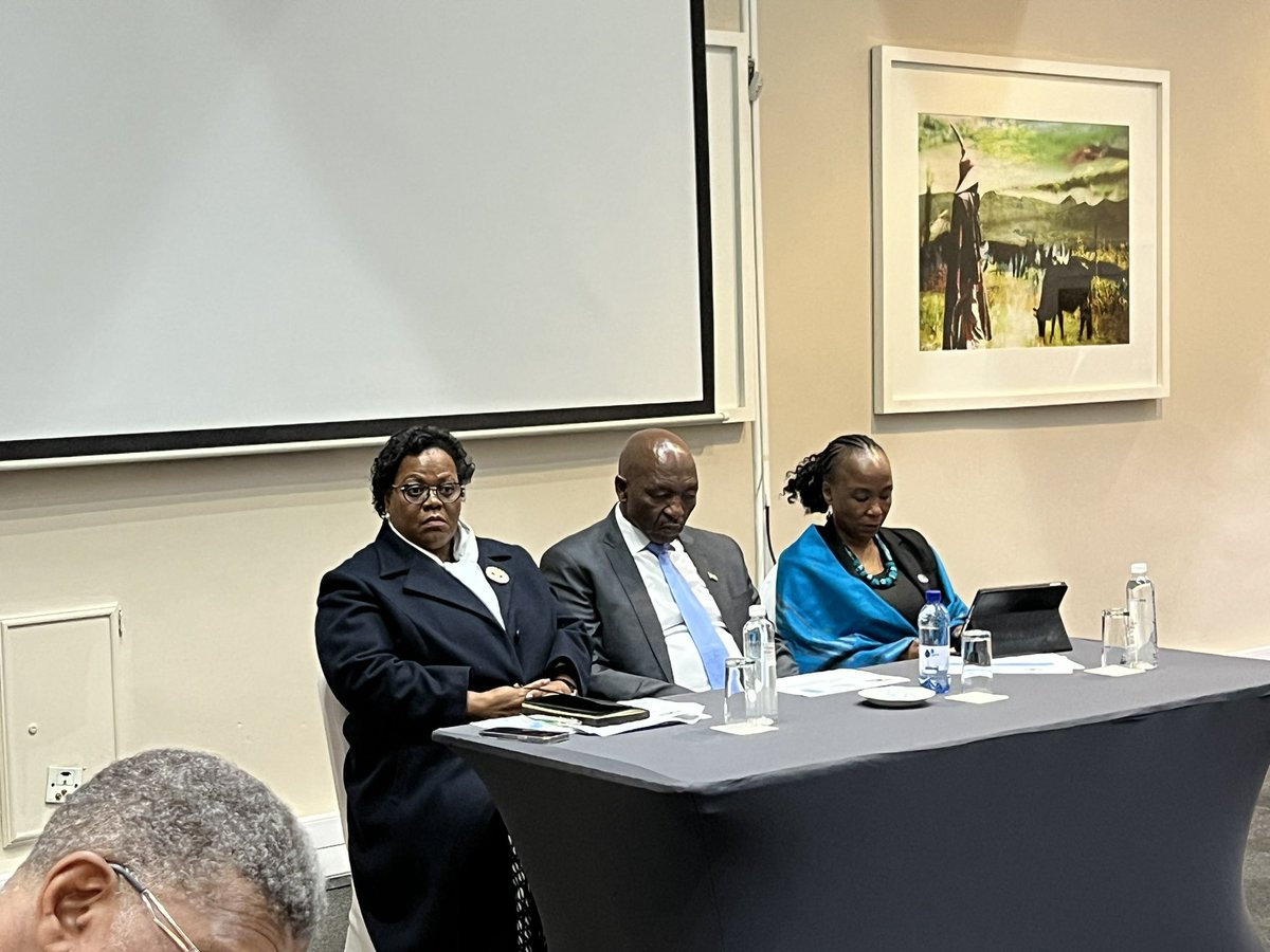 UNLesotho's tweet photo. #HappeningNow 

Consensus Building Workshop for Representatives of Senate &amp; leaders of political parties in the National Assembly. 

Over the next two days they will engage on the reinstatement and passage of the 10th Amendment to the Constitution Bill (Omnibus Bill). https://t.co/lqTl937e30