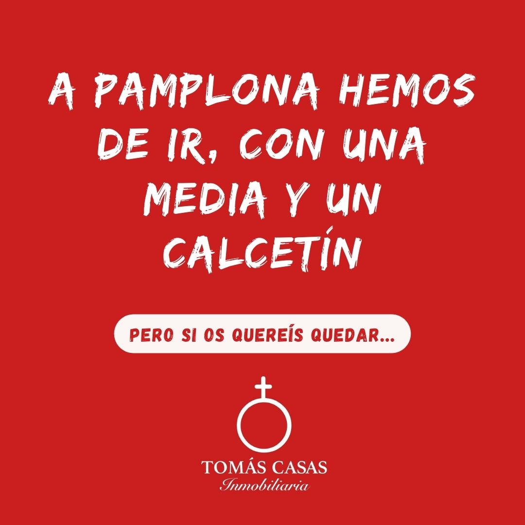 Mañana es el día en el que nos vestiremos de blanco y rojo para celebrar una de las fiestas más emblemáticas de Pamplona.

Pamplona nos recibe con los brazos abiertos, ofreciéndonos una combinación perfecta de historia, cultura, gastronomía y un estilo de vida envidiable.