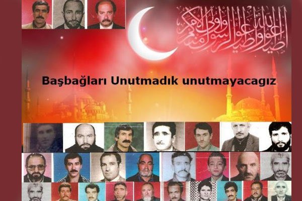 AvMahmutSahin's tweet photo. Bugün #Başbağlar!

Tedhişci PKK vahşetinin ve imha / inkâr siyaseti üzerinden milletimizi siyasi kamplara ayırıp ötekiyi yutarak beslenen inkarcı sistemin kurbanları olan 33 mazlum canı, aziz şehitlerimizi rahmetle anıyorum.

İnkarcı sistem var olduğu günden beri, milletimizin inancına ve sosyolojisine yabancı olan ideolojisini dayatarak devam ettirme adına; farklı etnik kimlik ve inanç sahiplerini acımasızca imha etmeye çalışmış veya kendi içinde çatıştırmıştır. 

Başbağlar katliamı, PKK'nin tekikçiliğini yaptığı sıradan bir adlî vaka ve katliam değildir. Aksine müslüman halka hayat hakkı tanımayan vesayet odaklarının kirli projelerinin bir tatbikatı ve etnik kimlikleri ve inançları çatıştırarak sistemin sorgulanmasını engelleyen kurulu düzen sahiplerinin en büyük günahlarından biridir.