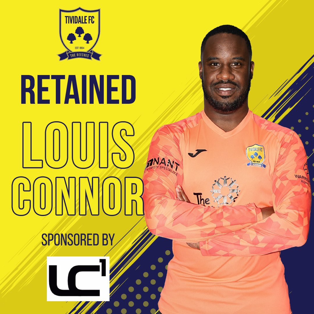 TiviFCofficial's tweet photo. Louis Connor Stays On ✍🏻

@TiviFCofficial can confirm that @LouisConnor01 has agreed terms for the 23/24 Season!

Louis had a fantastic season last time out and his experience is going to be crucial!

We would also like to thank @LC1GK for his Sponsorship!

#LC1 #TopCat https://t.co/phLhUqH6pz