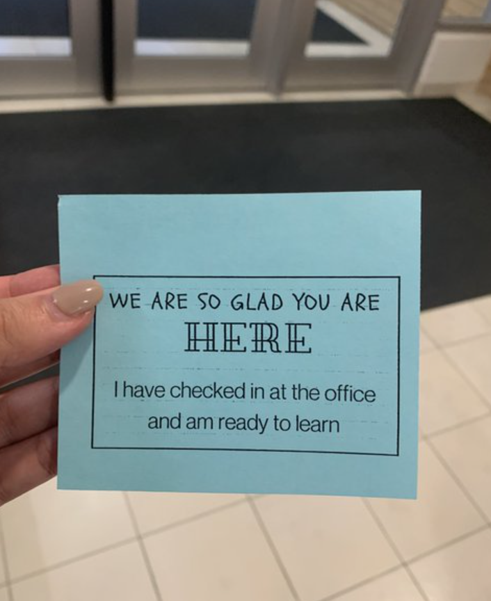 QISVATweets's tweet photo. How do you welcome students who arrive after the morning bell? They deserve a warm welcome as much as the students who arrive at the bell. @missnicolaHDSB #SelfWorth #Belonging #SenseofAccomplishment #StudentVoice #SchoolVoice https://t.co/dDYZNMTVO8
