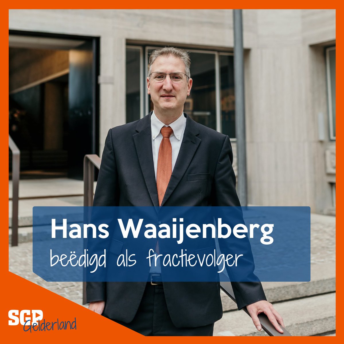 BEËDIGING | Gisteren zijn <a href="/hjpolinder/">Harm Jan Polinder</a> en <a href="/HansWaaijenberg/">Hans Waaijenberg</a> beëdigd, respectievelijk als Statenlid en fractievolger. Zo is ons team weer helemaal compleet, na het vertrek van Klaas Ruitenberg naar Gedeputeerde Staten. We wensen hen beiden succes, maar bovenal Gods zegen toe!