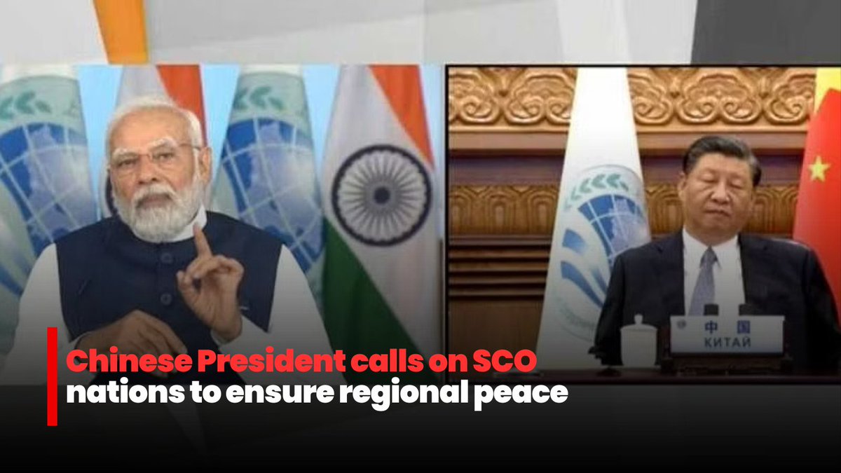 ModernYou_MU's tweet photo. Chinese President Xi Jinping on Tuesday called on the SCO member countries to safeguard regional peace and ensure common security besides focussing on pragmatic cooperation
#SCOSummit #SCO #SCO2023 #China #XiJinping #PeaceBegins #Global #PMModi #Zaporizhzhia #newsevery https://t.co/JMqUeu9JGQ