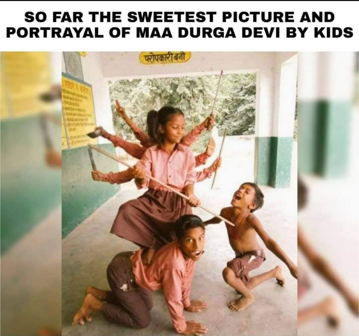 Fasal_Kranti's tweet photo. स्कूल के बच्चो का सुंदर तसवीर

#ICAI #fasalkranti #Zaporizhzhia #NothingPhone2 #72HoorainJNU #राजस्थानप्रदेशकांग्रेसकमेटी #Commonsunflower
#Sikhs #FranceRiots2023 #NothingPhone2 #Article370 #Abdul #agriculture #flower #sunflowerschool #schools #caresults #storm https://t.co/vk2cA8frmp