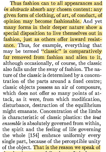 frenchrollo's tweet photo. Simmel on the unity of 'the classic' against fashion as trend. https://t.co/eguMvBhNPD