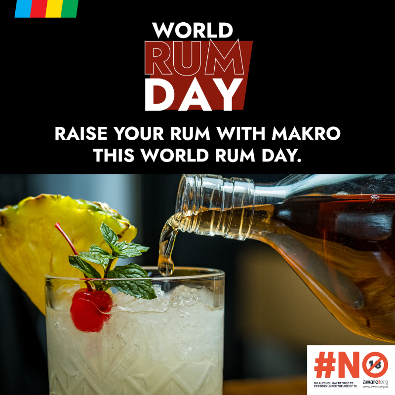 Makro South Africa on Twitter "Spice up your World Rum Day celebration