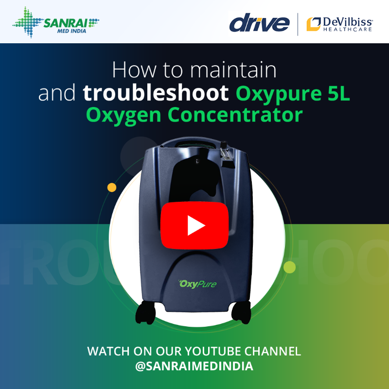 SanraiMed_India's tweet photo. Check out this informative video on maintaining and troubleshooting the Oxypure 5L Oxygen Concentrator from Sanrai Med! Watch now! https://t.co/GBlNneaE5C #OxygenConcentrator #RespiratoryHealth #Sanraimed #HealthcareSolutions #MaintenanceTips #TroubleshootingGuide