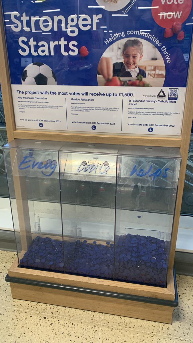 We need your help!! Our outdoor classroom development project is now displayed in Tesco stores across the city. Please collect tokens and help us receive the most votes. <a href="/SPSTLiverpool/">SPSTLiverpool</a> <a href="/spstyear2/">spstyear2</a> <a href="/receptionSPST/">Reception</a> @headSPST <a href="/SENCOSPST/">Miss Palmer</a>