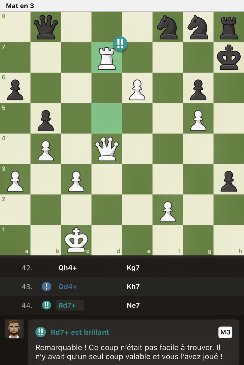 ThroughtonsHeir's tweet image. Brilliant moves are most often game changers… mate in 2!
Vs the AirBud #ChessBot
@chesscom