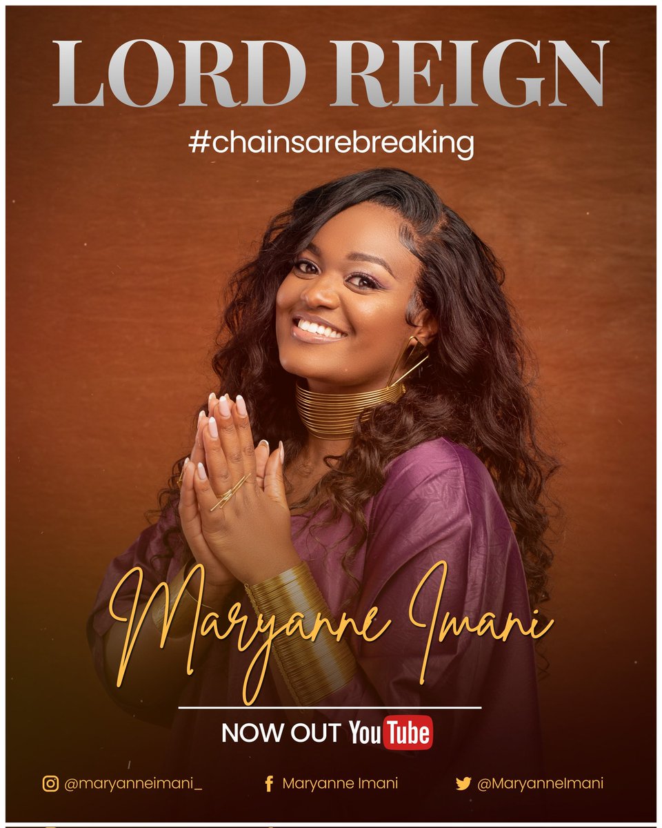 MaryanneImani's tweet photo. Am back!!! On Fire for this generation!!
That the Lord Reigns....Watch the new song
Leave a comment and let me know how it's ministered to you ๐ค
Link ๐
https://t.co/TnNAhom3HQ
#chainsarebreaking #maryanneimani https://t.co/P0c0FqEWJk