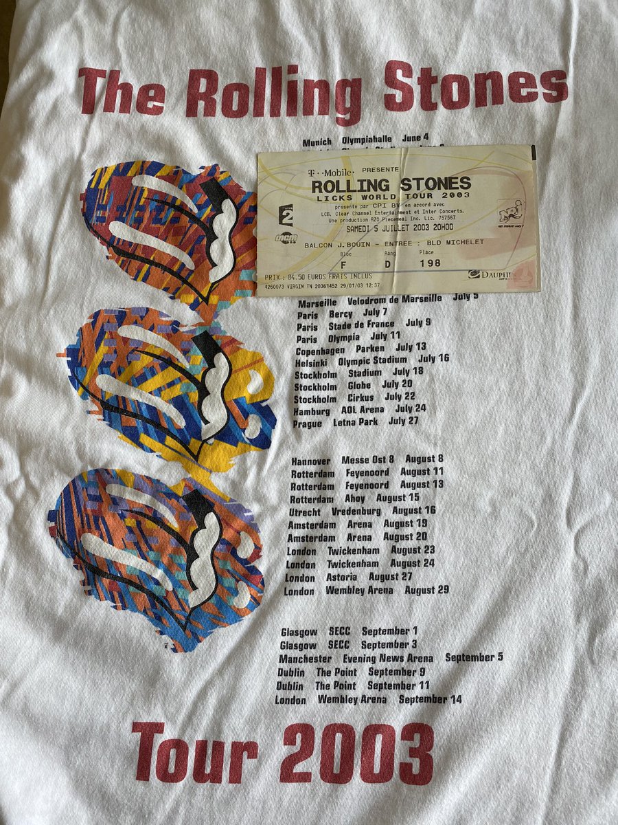 #OTD 
2003-2023! 
It was only rock’n roll but I liked it!!
<a href="/RollingStones/">The Rolling Stones</a> @PaintItBlog <a href="/RollingStonesOK/">Rolling Stones Argentina</a> <a href="/ArgentinaStones/">TheRollingStones_Arg</a> #concerts