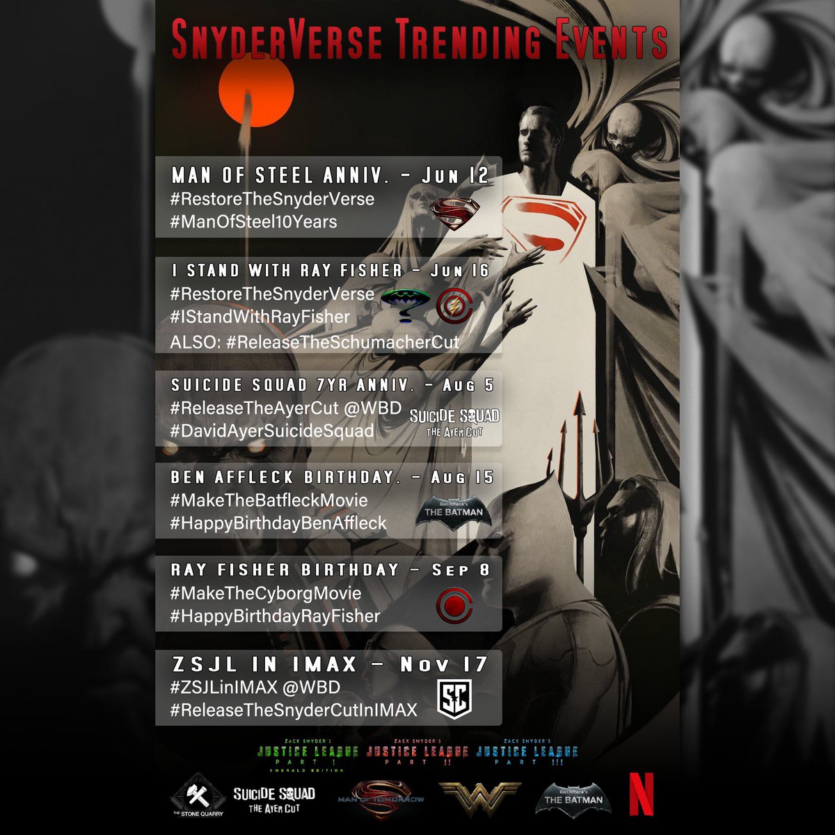 BatfleckMovie's tweet photo. If you want #MakeTheBatfleckMovie , #ReleaseTheAyerCut comes first. 

August 5 https://t.co/1N0hHeaz0C