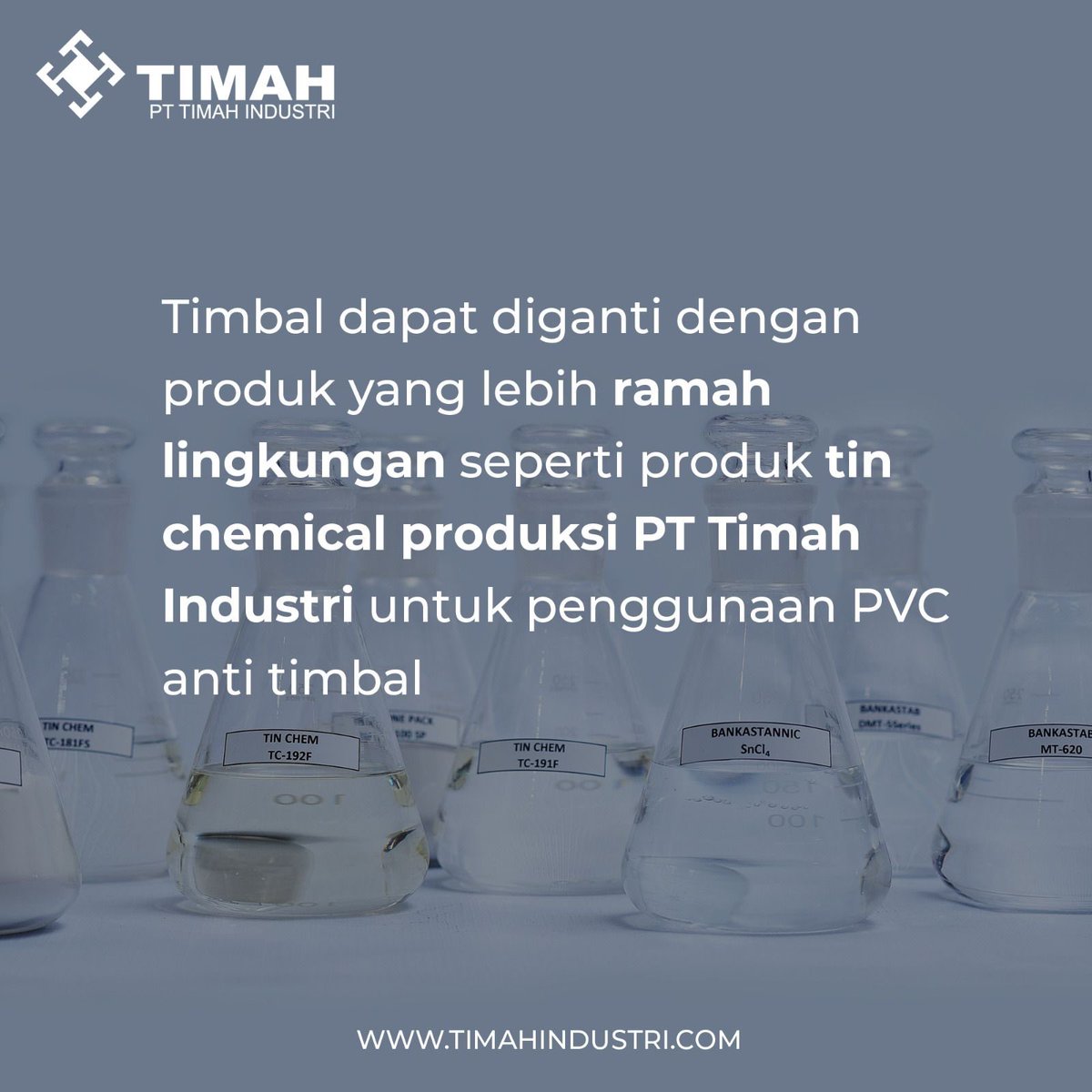 timahindustriid's tweet image. Bergabunglah dengan kampanye #NonTimbal untuk menciptakan masa depan yang bersih, sehat, dan berkelanjutan. 💪🏼🌿⠀
Bersama-sama, kita bisa membuat perubahan nyata! 🤝💙⠀
#NonTimbal #pvcstabilizer
#PTTimahIndustri