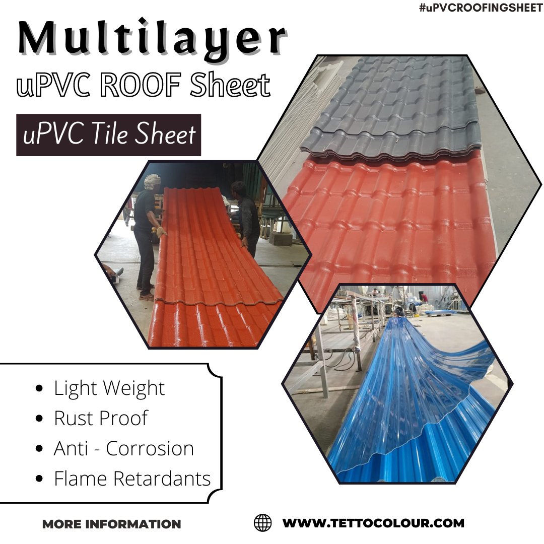 ColourTetto's tweet photo. Are you considering a roofing solution that is durable, cost-effective, and energy-efficient? Look no further than uPVC Multilayer Roofing.
✅️KnowMore: https://t.co/0LxZb6vvJi
#roofing #pvcsheet #roofs https://t.co/LR51bBdPeM