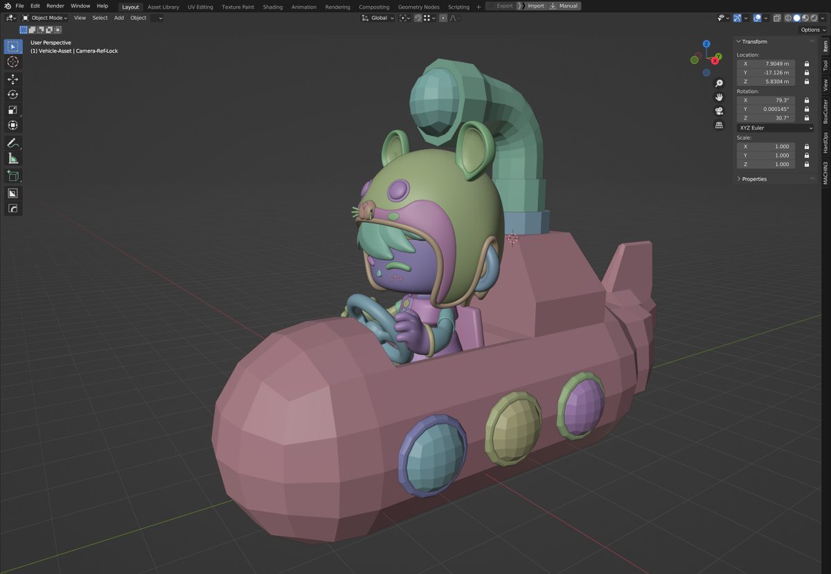 superfinity's tweet image. WIP adding more vehicles to the collection.

Tried recording my modelling process for this submarine but I recorded the wrong screen on my dual setup. 😂

Anyway, if you're interested, you can check out my other timelapse processes.
youtu.be/Yqea6FOXQq8

#blender #3db #WIP