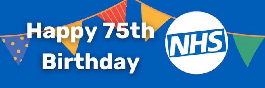 AnnaMilanec's tweet photo. #HappyBirthdayNHS 🥳 and congratulations 🎉 to everyone who works for this great institution, especially our colleagues @sathNHS. https://t.co/8xQYj8cuXe