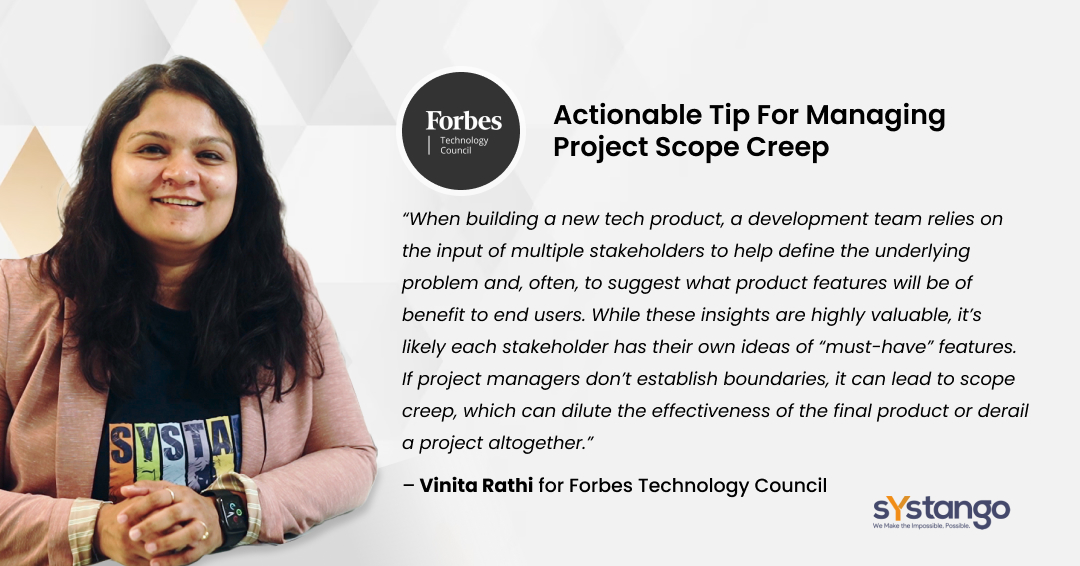 Systango | Software Studio on Twitter: "Vinita Rathi for Forbes