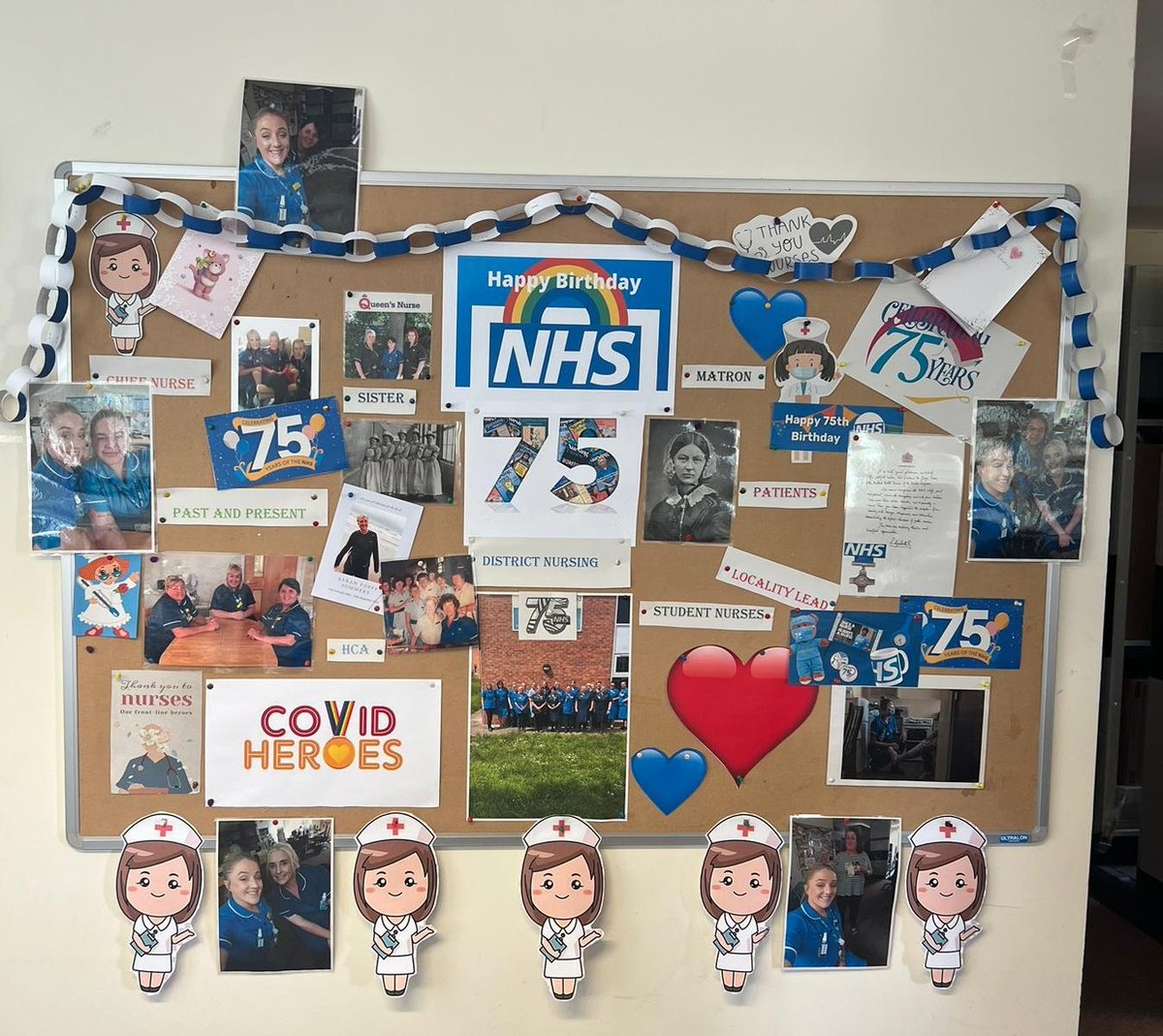 RotherhamCTD's tweet photo. Happy #NHS75 birthday celebrations are underway way 🎂🎉🎂🎉🎂 #South #DNs #TRFTCommuniTeam @CatherineB79152 @sharonhunter47 @Curlygayley @RElsonReynolds @RotherhamNHS_FT @MandyCl91051618 @RodKersh @MelpaGibbons https://t.co/Xphzcol6Eu