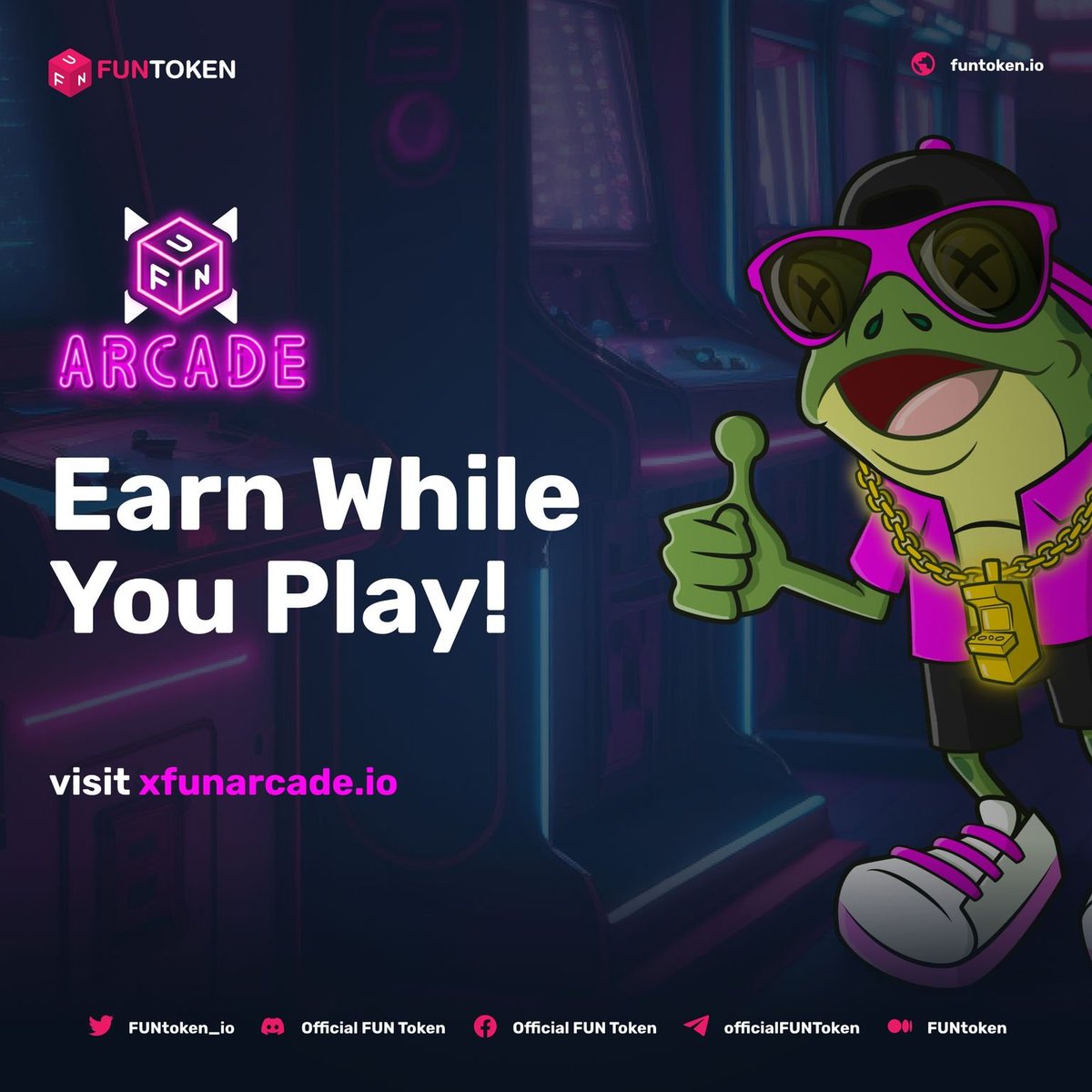 FUNtoken_io's tweet photo. Earn while you play! ๐ฐ๐ฏ With #XFUNArcade, your skills pay off big time. Win Duels against other gamers and watch your earnings soar! ๐๐ฅ
https://t.co/3NVEYdZSAy
Who says gaming can't be profitable? ๐ #EarnWhileYouPlay #SkillBasedGaming #MoneyMaking https://t.co/gGV0PbTbtc
