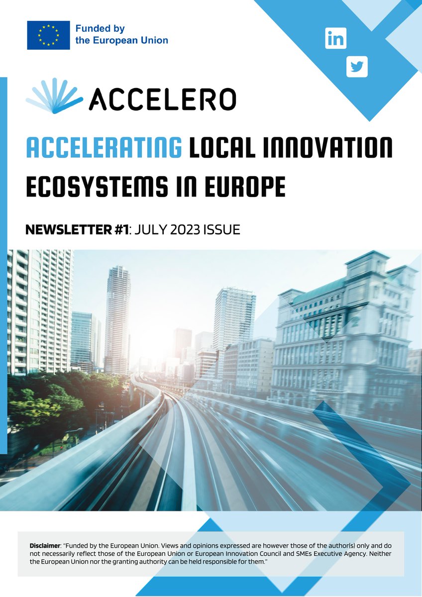 accelero_eu's tweet photo. 🚀 Exciting news! The 1st edition of the #ACCELERO newsletter is live! Dive in to explore how we're driving the #EUInnovationEcosystems forward, fostering #innovation and supporting #startup and #SMEs across EU. Let's shape the future with #HorizonEU! 🇪🇺 👉https://t.co/IqLiTO9MSh https://t.co/aWXrHhA68p