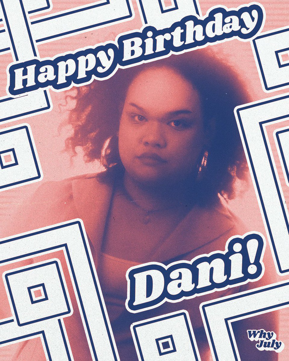 happiest of birthdays dani!

your voice means more to us than the richness and harmony it brings. always a pillar of support and individuality; thank you for doing all that you do.

NEVER ☝️❌ STOP ⛔️🤚 GIRLBOSSING 🙌 #WHYJULYDANI