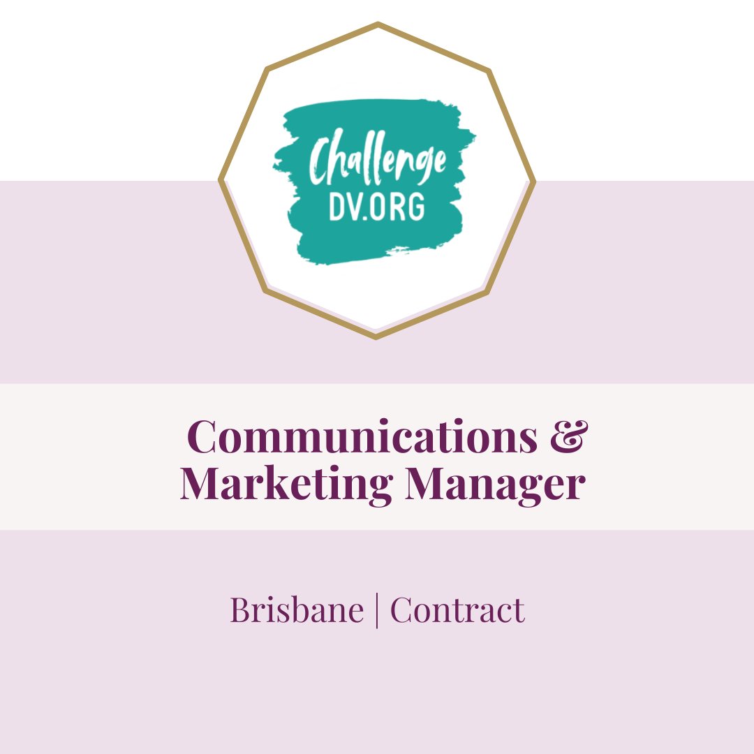 📣 Meaningful Work Opportunity 📣 Are you an experienced marketing and communications specialist, ready to take on a rewarding challenge? Passionate about driving positive social change? Look no further - we have the perfect opportunity for you!

Challenge DV, a non-profit organi