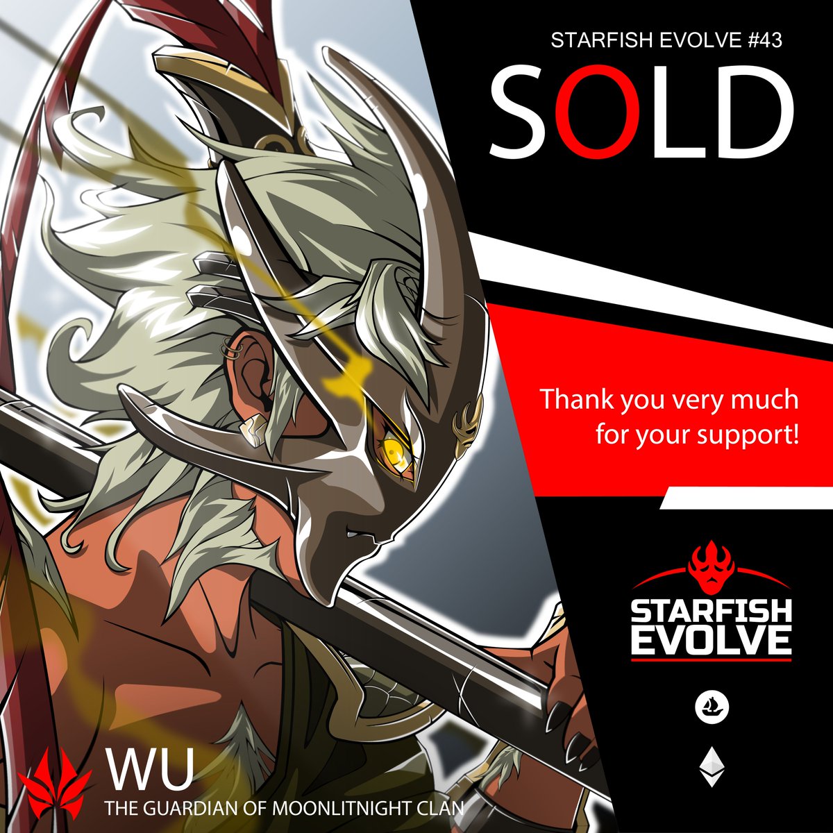 Many thanks to <a href="/sadionokhan/">SADIO</a> 
for your support!

opensea.io/assets/ethereu…

--------

#StarfishEvolve
<a href="/opensea/">OpenSea</a>
#nftcollectible
<a href="/StarfishFiercer/">FIERCER</a>