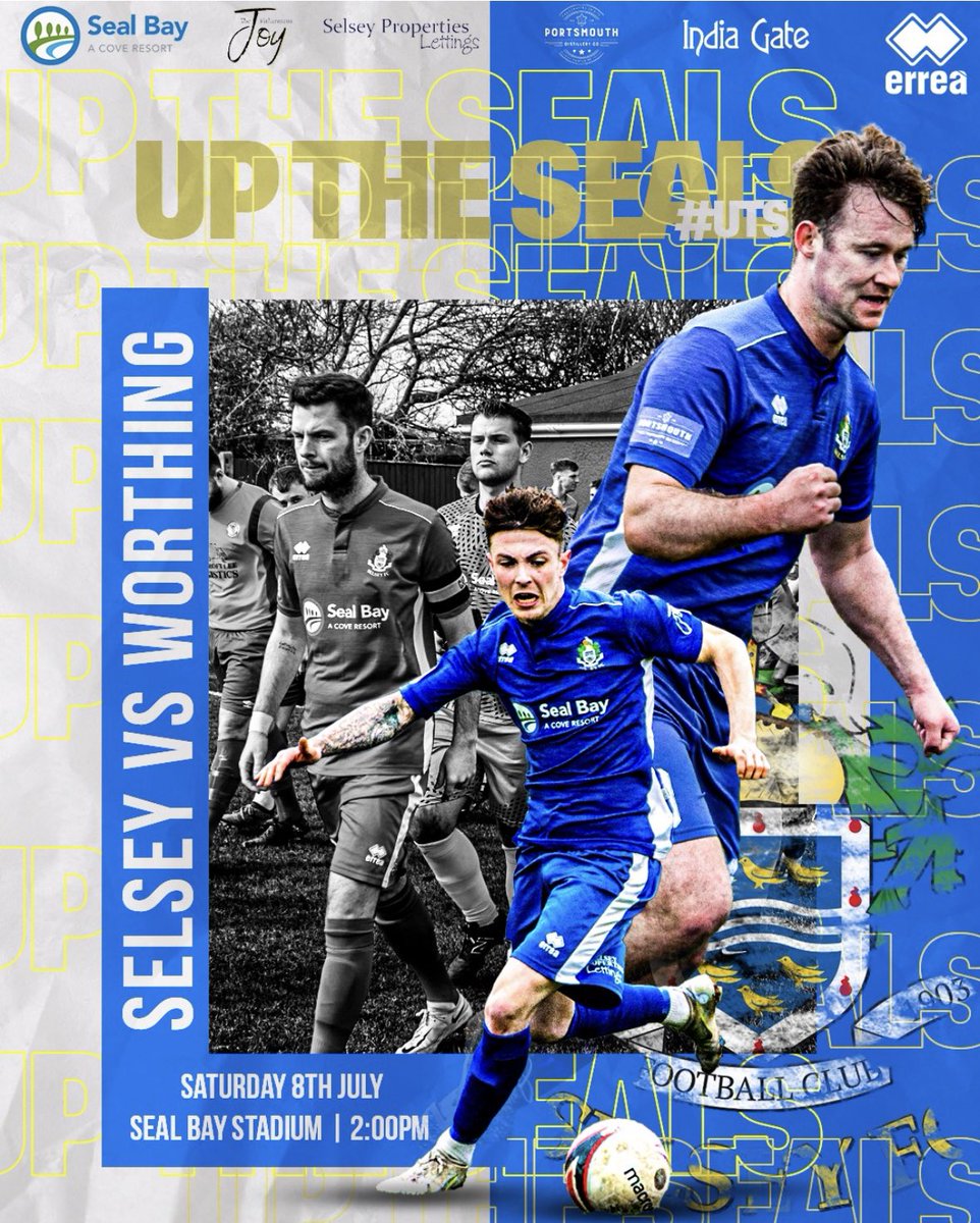 First pre season fixture this Saturday v @WorthingFC 2pm KO 👟 ⚽️ @SealBayResort Stadium 🏟️ £6.00 Adults £3.00 Concessions Under 16’s FREE Come on down and support The Blues
