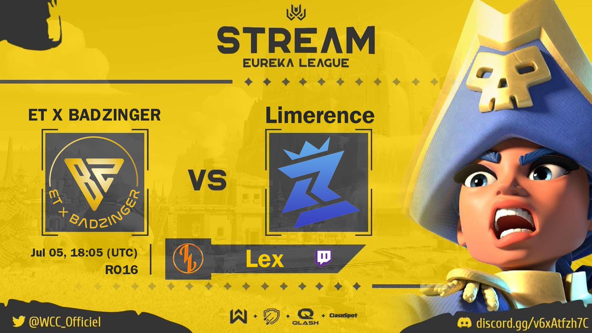 LEXoffi's tweet photo. Ce soir c’est PO à 20h 💪

@ET_X_BADZINGER 🆚 @Limerence_coc | 16ème @WCC_Officiel 
&amp;
@STRUTesportsCoC 🆚 @VNesportingCOC | @Execution_XCL 

🔥 https://t.co/GQ5HtfRhro 🔥 https://t.co/5xnxgbaUZl