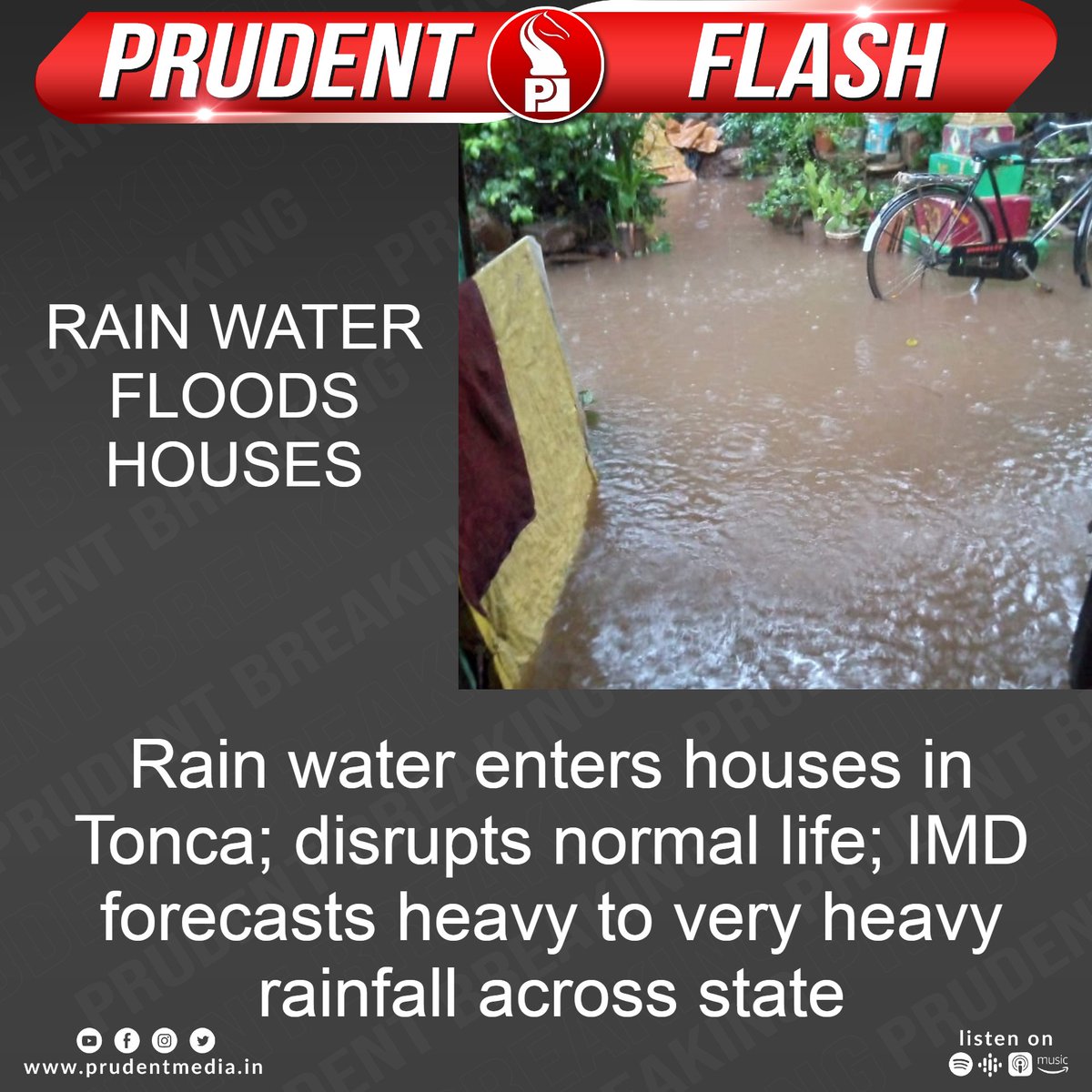 prudentgoa's tweet photo. #Goa #Rain #Flooding #Tonca https://t.co/v58r3UUldh