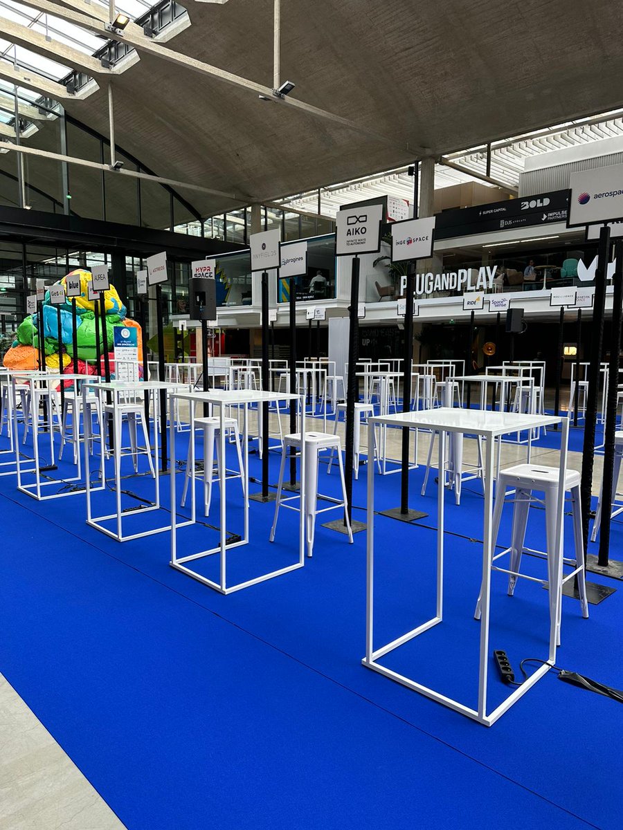 Ouverture des portes à 8h des #assisesNEWSPACE à Station F ! Joignez-vous à nous pour une 1ère journée dédiée à la nouvelle économie spatiale 🚀✨