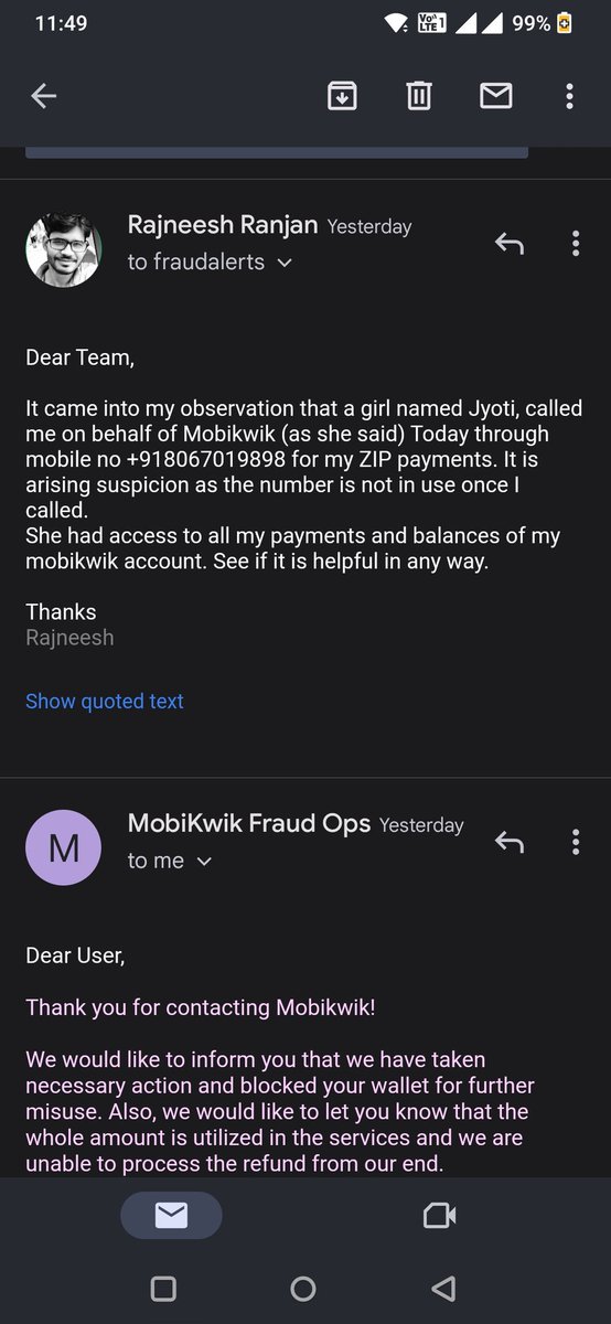 rishu_banarasi's tweet photo. @MobiKwikSWAT @BipinSingh @MobiKwik This went wrong https://t.co/XkiHbghEcm