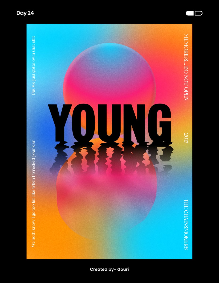 vats_gouri's tweet image. ››DAY 24 of BuiLD 2.0🚀✨

Poster design
#designdrug #watchmegrow #BuiLD2 #uiux #typographydesign #design #figma #figmadesign #designclanchallenge #ui #uidesign #posterdesign #typography #posterart #designer #uidaily #appdesign #uiuxdesign