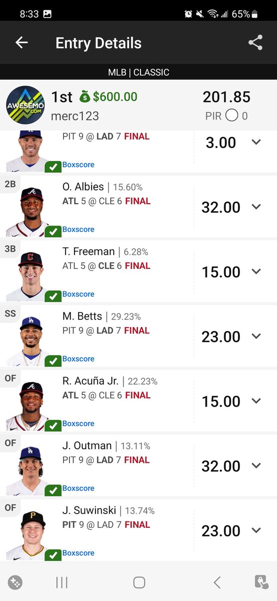 MerculiefAlex's tweet photo. @StokasticHOF took down the .50 and .25 on draftkings tonight, all thanks to the tools and expert analysis from the stokastic team. https://t.co/btRE5qNe8F