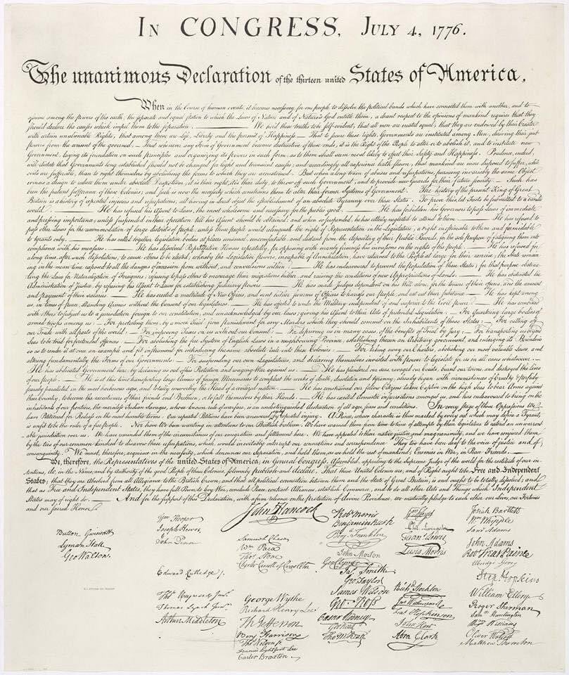 RealCynicalFox's tweet image. “Have you ever wondered what happened to the 56 men who signed the Declaration of Independence?
Five signers were captured by the British as traitors, and tortured before they died. Twelve had their homes ransacked and burned. Two lost their sons in the revolutionary army,…