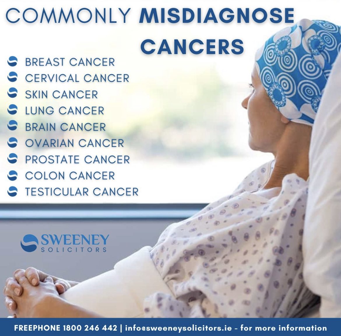 🔴 CANCER MISDIAGNOSIS 🔴
Failure to diagnose cancer early on or even at all can result in reduced effectiveness of the usually prescribed
If this is the case, you might be entitled to pursue a claim for medical negligence or malpractice
#cancer
#cancermisdiagnosis