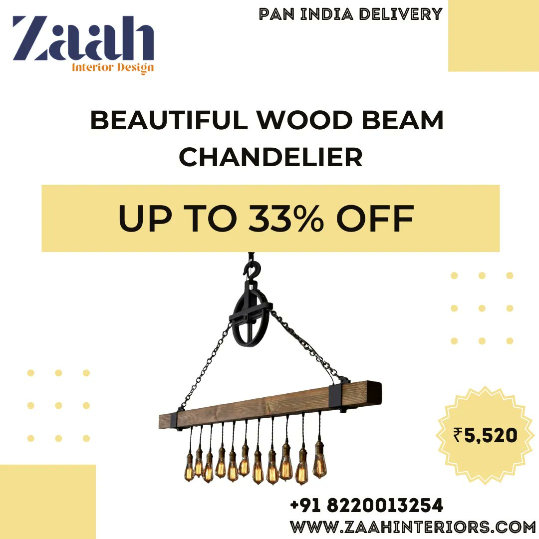 zaahhomedecors's tweet image. Beautiful Wood Beam Chandelier 

Visit our website: buff.ly/3FUFfAs

#ZaahInteriors #WoodBeamChandelier #RusticLighting #InteriorDesign #HomeDecor #ChandelierLove #WoodenChandelier #RusticChic #StatementLighting #UniqueLighting #Handcrafted