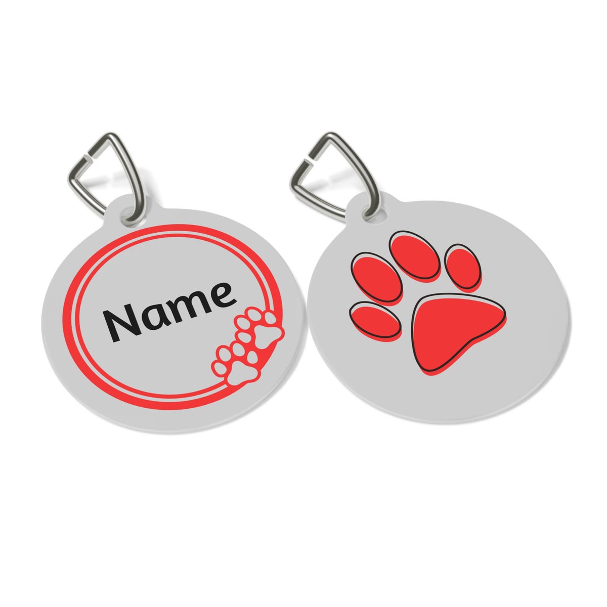 Excited to share the latest addition to my #etsy shop: Personalized pet tags etsy.me/3D13Dik #gray #1stbirthday #halloween #red #petidtag #pettag #personalizeddogtag #dognametag #catnametag