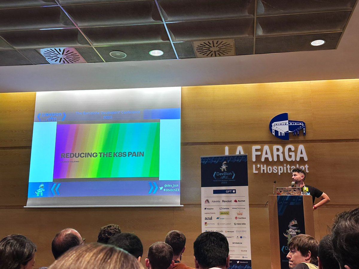 virtualized6ix's tweet image. Day 2 is done but managed to catch some great talks around:
- multicloud K8s with Argo/Dapr/vcluster
- Serverless Java w/ Spring Boot
- AI laws and ethics
- OTEL 101

👏🏽👏🏽👏🏽

#devBcn23