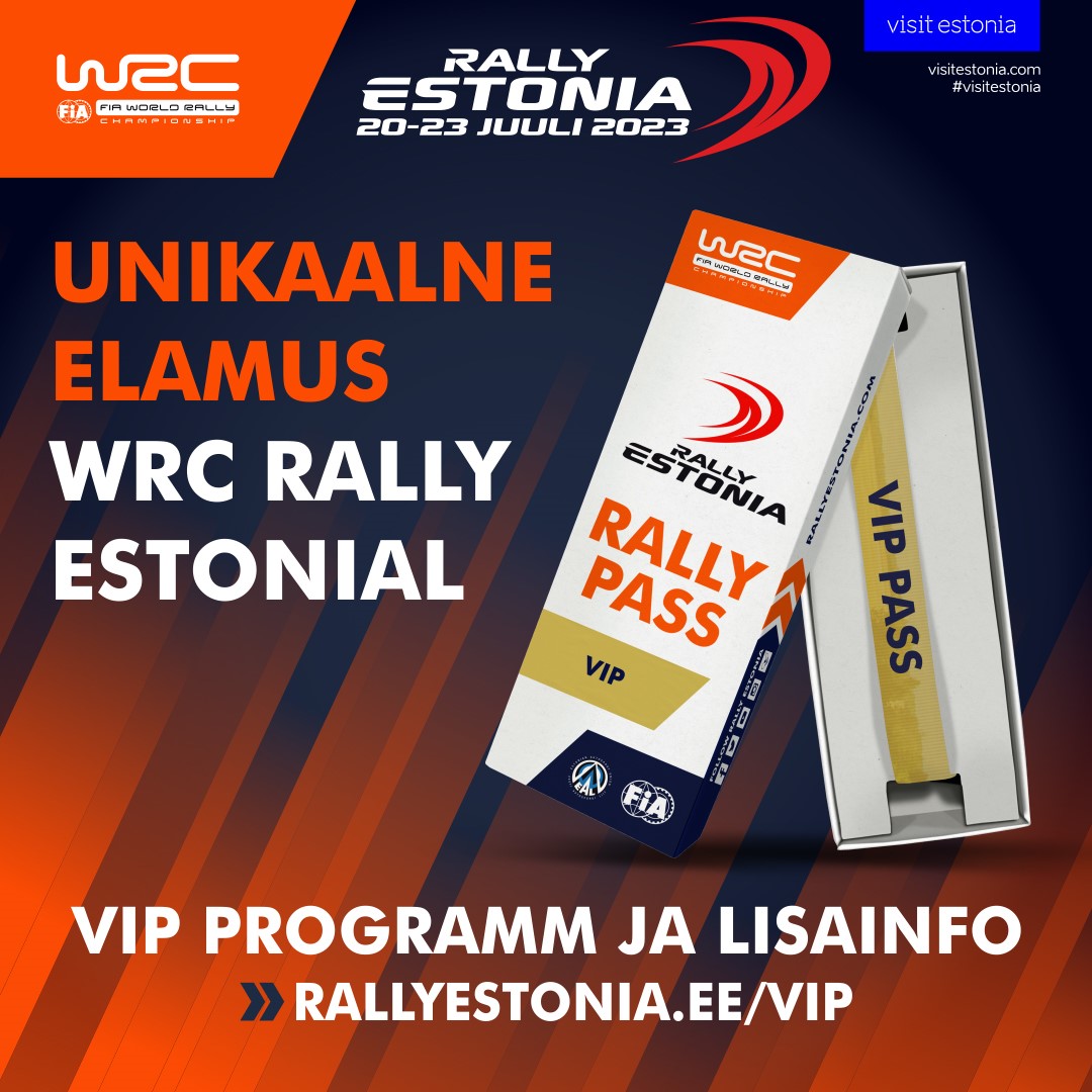 💥 A UNIQUE RALLY EXPERIENCE 💥

Make your visit to the rally even more extraordinary by purchasing a VIP rally pass.

Find out more here 👇

rallyestonia.com/en/spectators/…

📲 VIP PASS: rallyestonia.com/shop/toode/vip…

➖️➖️➖️➖️➖️

#visitestonia #RallyEstonia #FIA #WRC #VIP #Rallypass