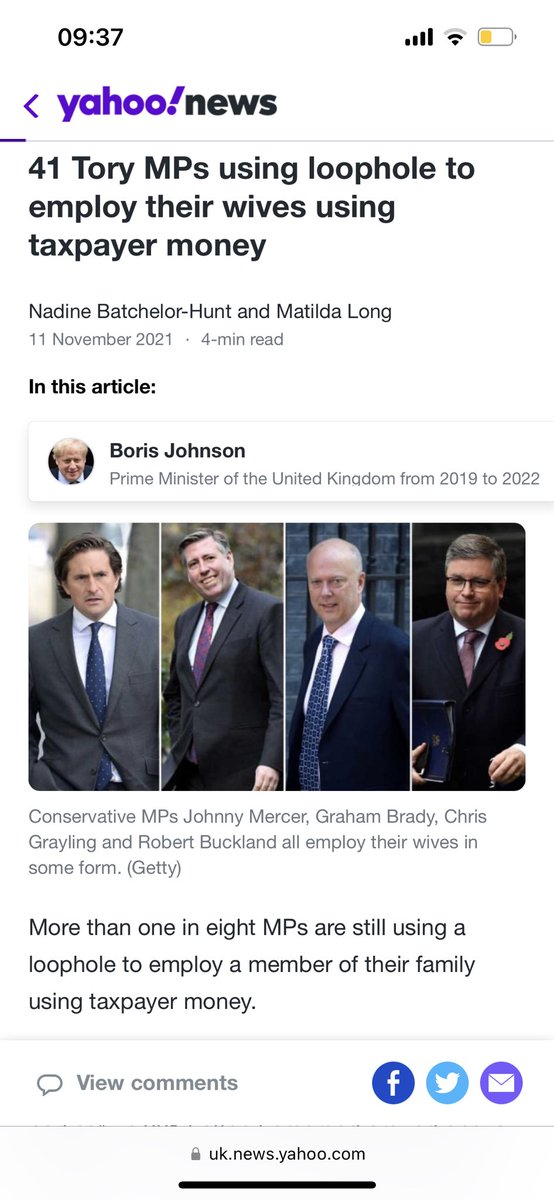 MarinaPurkiss's tweet photo. Here’s an idea…

Can we maybe not let MPs employ their family members? https://t.co/gt665S6nGZ