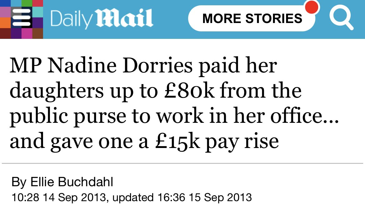 MarinaPurkiss's tweet photo. Here’s an idea…

Can we maybe not let MPs employ their family members? https://t.co/gt665S6nGZ