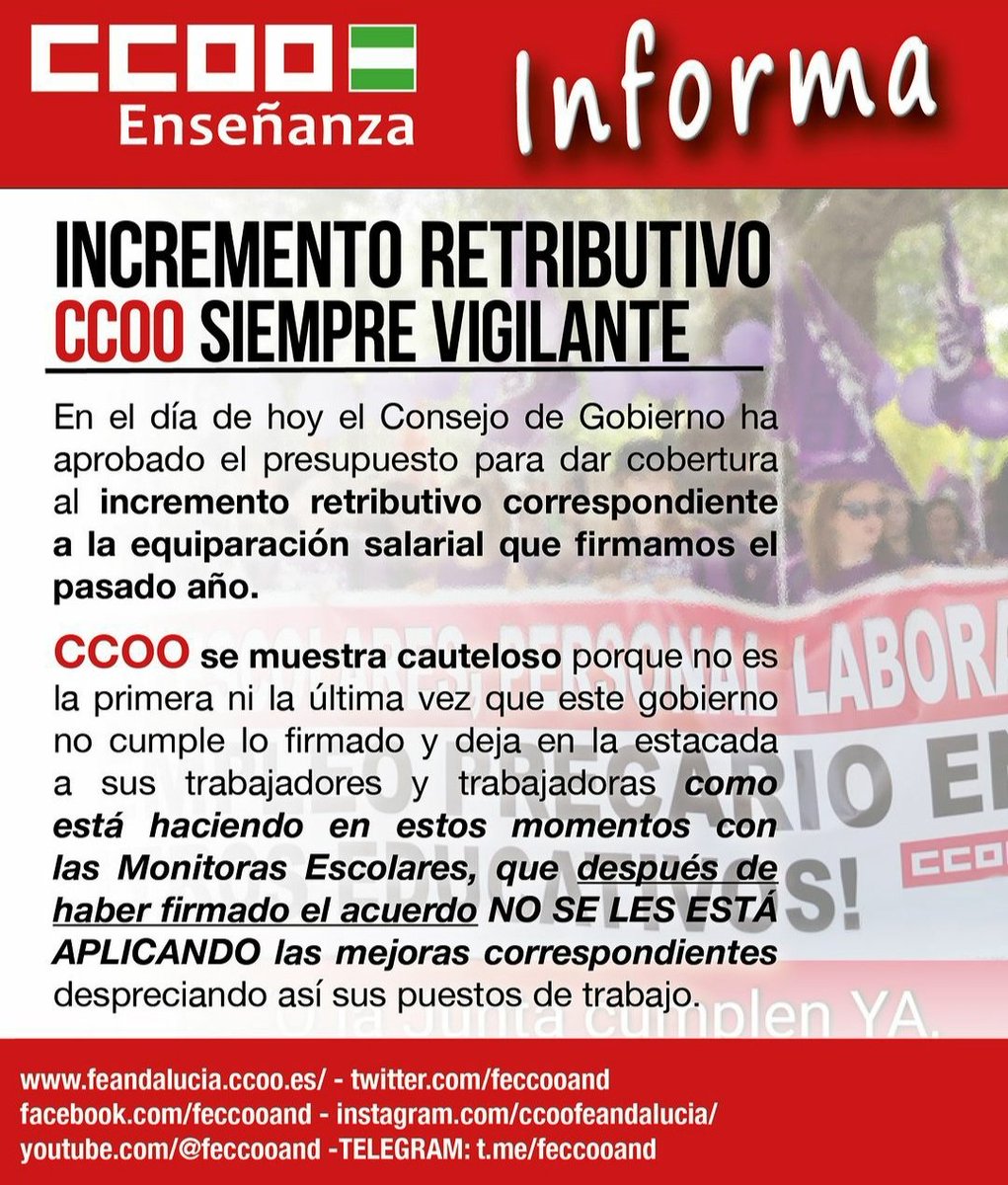 VIRGINI84236839's tweet image. No hay empacho!
@JuanMa_Moreno y @AndaluciaJunta alardeando de logros que debieron cumplir hace meses como hacen de los que firman sin cumplir. 
@Patricia_Pozo_ y @EducaAnd lo mismo.
Gobernar con hechos? NO, con propaganda y autocomplacencia!
#MONITORASENLUCHA a la cola