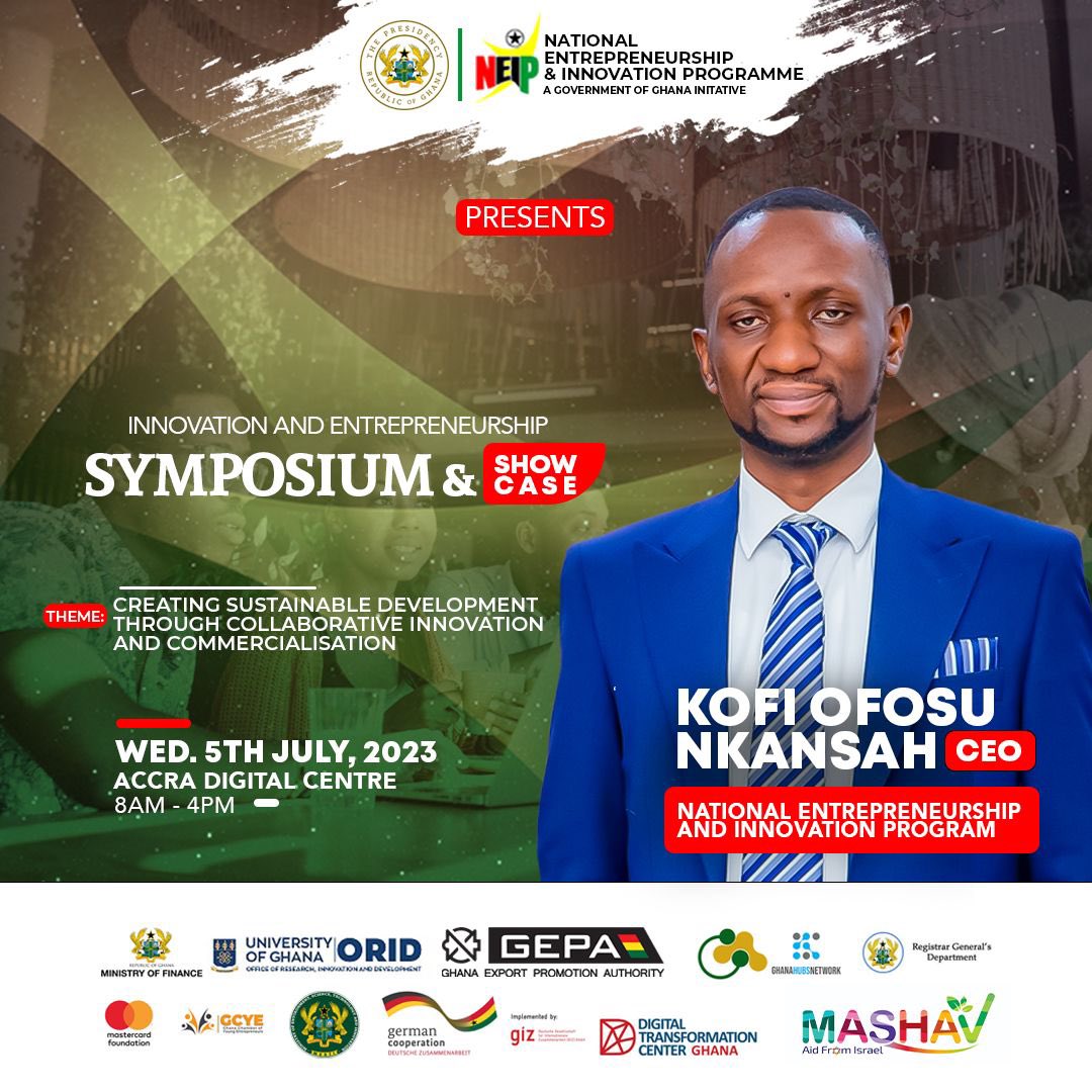 Come and have a good chat with the CEO of the @NeipGhana today at the Accra Digital Centre

#NEIPSymposium
#InnovationForChange
