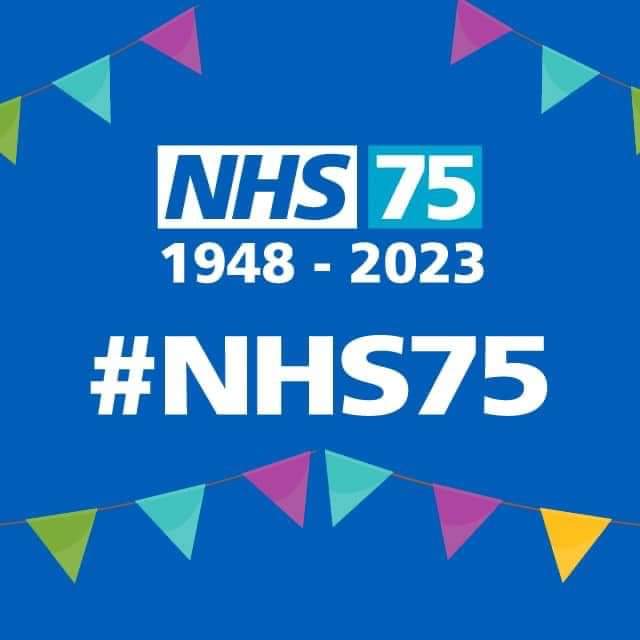 After almost 9 years of service I'm very proud to work for the NHS 💙 #NHS75