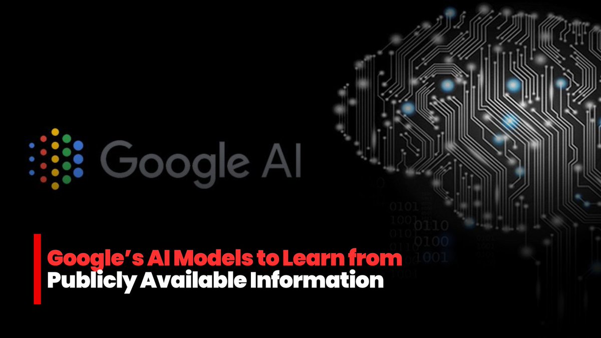 ModernYou_MU's tweet photo. Google’s amended privacy policy says that the firm would utilize publicly available information to create and train its products and services, such as Google Translate, Google Bard, and Cloud AI capabilities.
#Google #GoogleAI #Bard #AItool #ArtificialIntelligence #techtwitter https://t.co/hOI5UxUNER
