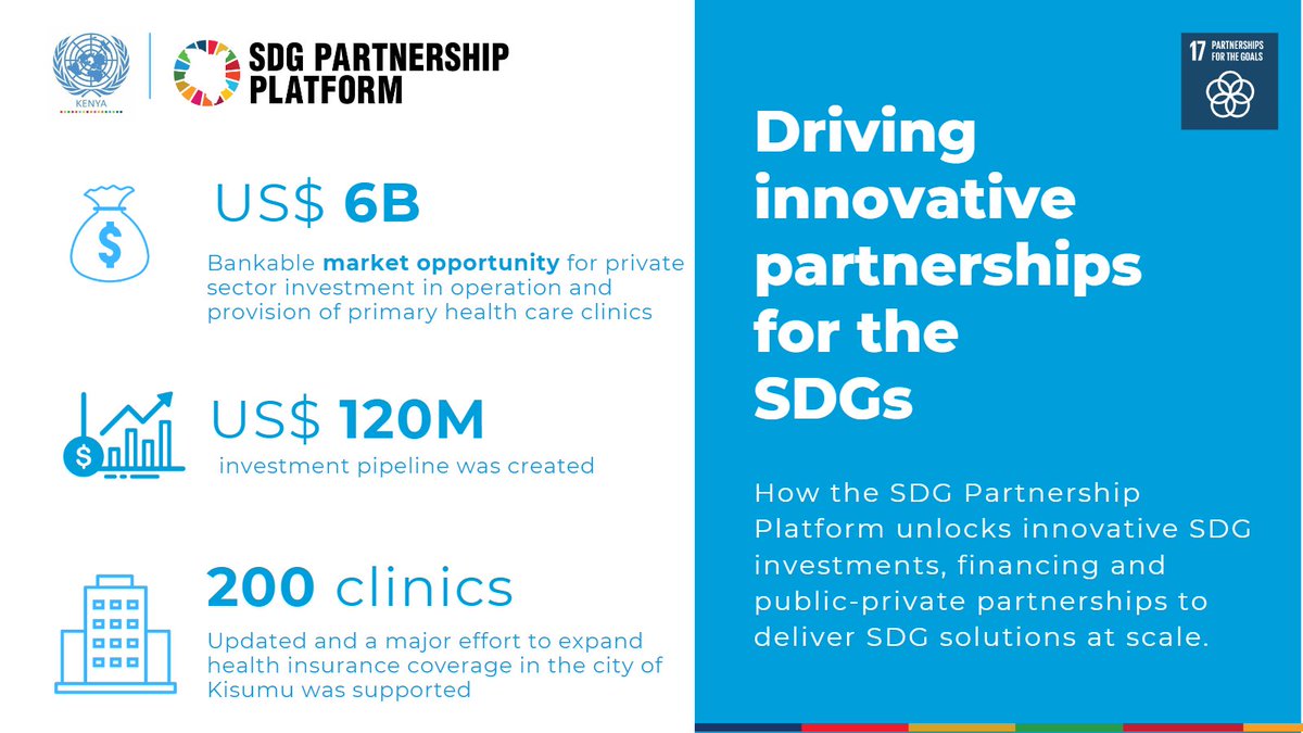 🌍🤝Read the latest case study from the UN Development Coordination Office on how the SDG Partnership Platform is unlocking catalytic financing to advance the SDGs across Kenya.

Case study: un-dco.org/sites/default/…

#SDGPP #HealthPartnerships #SDGs #KenyaHealthcare